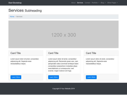 services screenshot