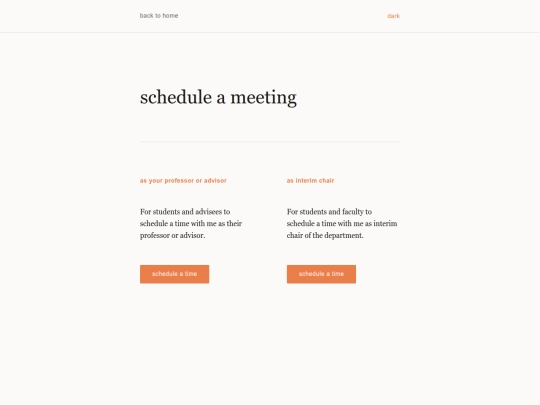 schedule screenshot