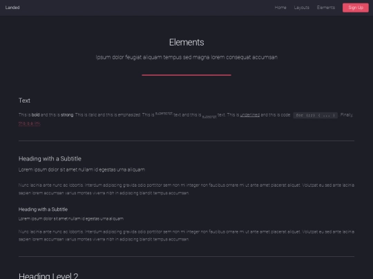 elements screenshot