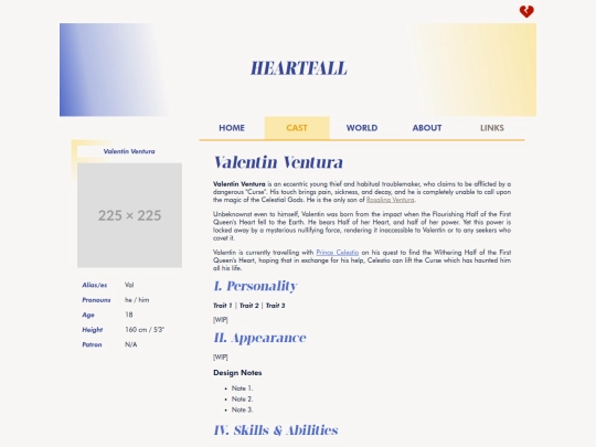 cast/valentin screenshot