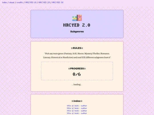 hrcyed2/subgenres screenshot