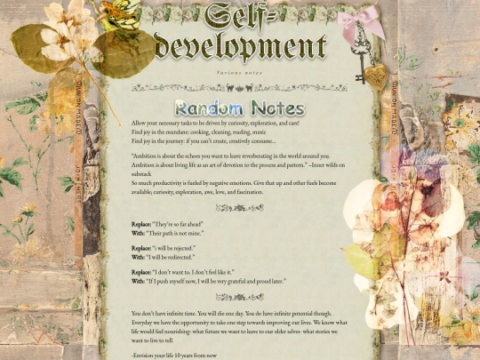 wiki/selfdevelopment screenshot