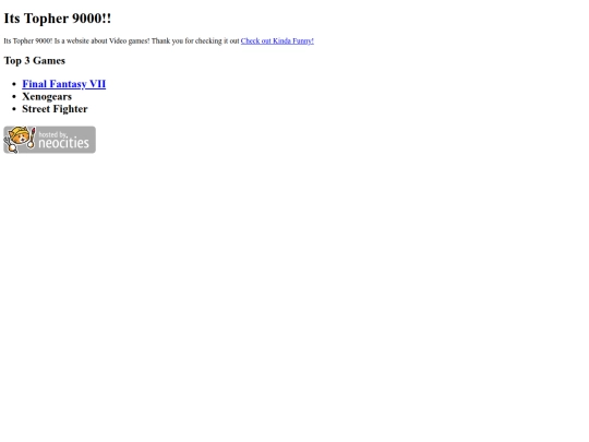 index screenshot
