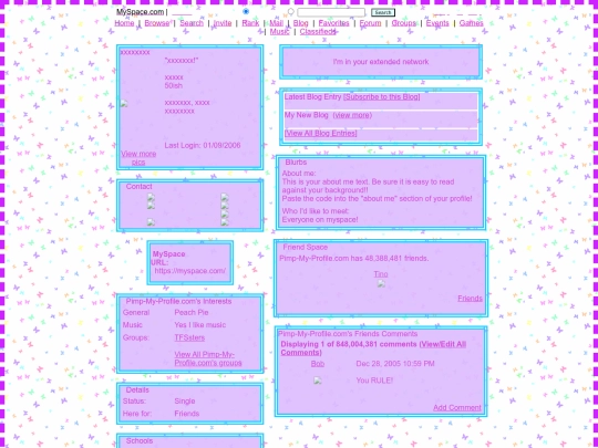 myspace screenshot