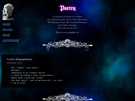 Poems screenshot