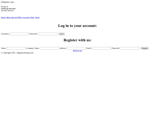 account screenshot