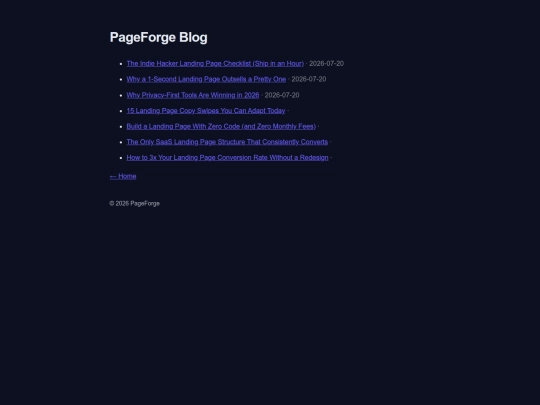 blog screenshot