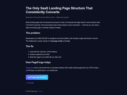 blog/saas-landing-page-template screenshot