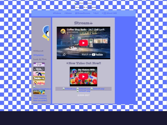 Homepage screenshot