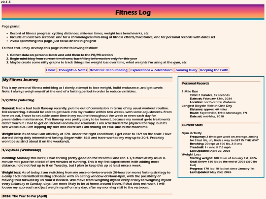 fitness screenshot
