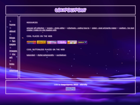 links screenshot