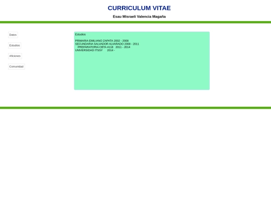 CV/Estudios/Estudios screenshot