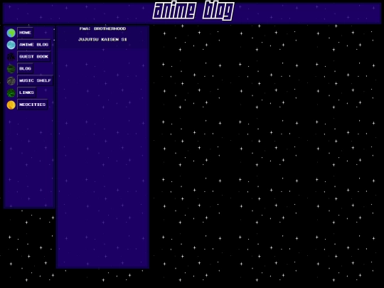 Animeblog screenshot
