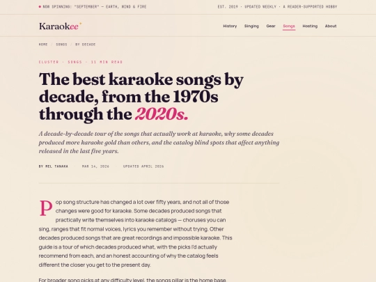 karaoke-songs-by-decade screenshot