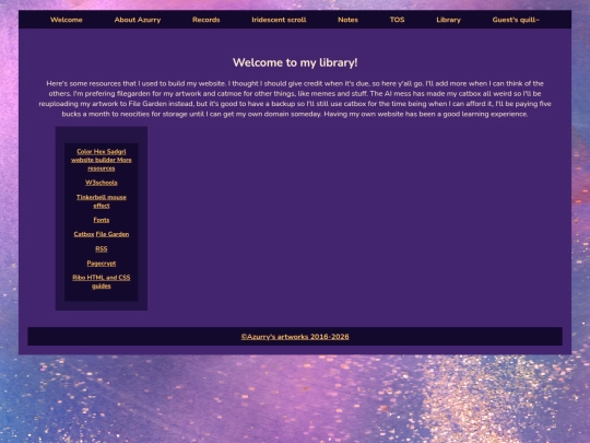 AzurrysLibrary screenshot