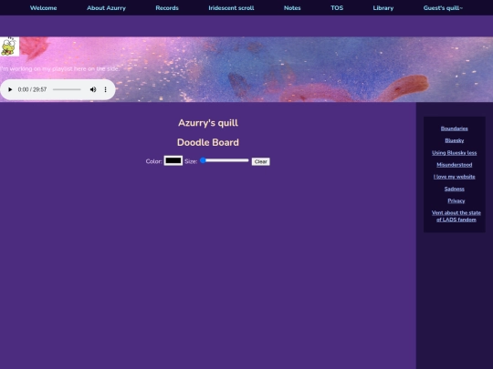 Azurrysquill screenshot
