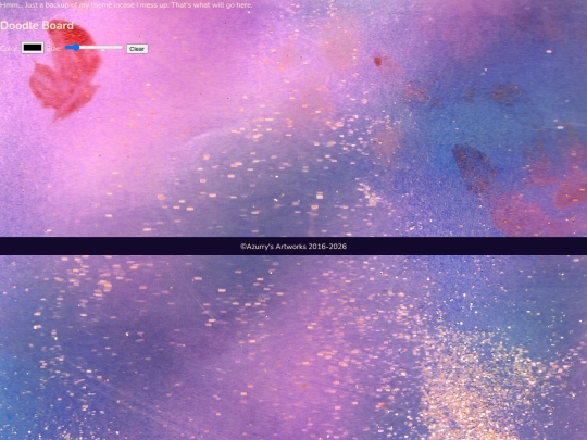 Backup screenshot