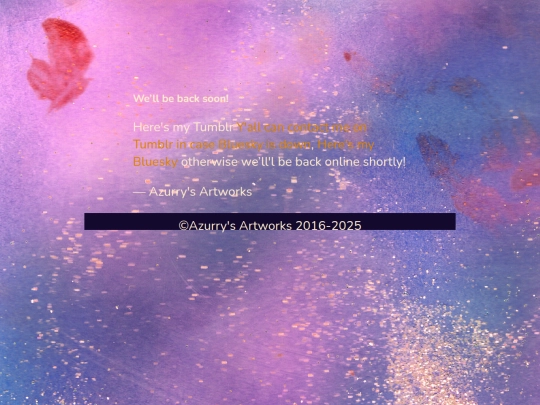 Maintenance screenshot