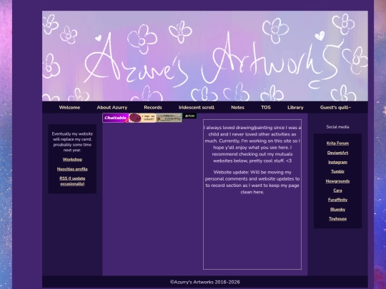 Welcome screenshot