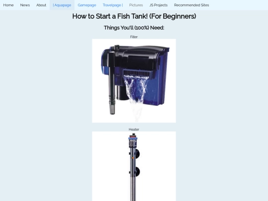 StartFishTank screenshot