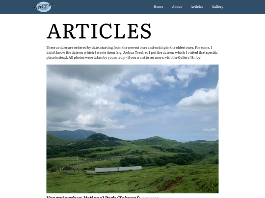 articles screenshot