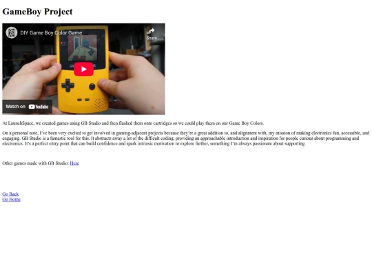 GBCProject screenshot