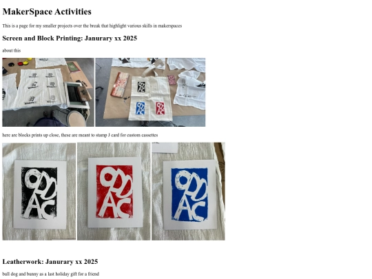 MakerSpaceJan25 screenshot