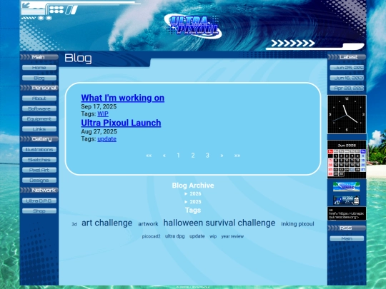 blog/page/3 screenshot