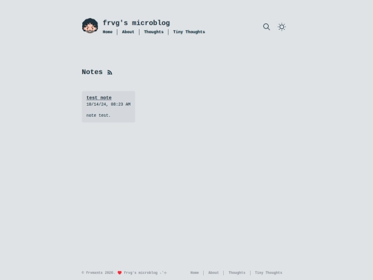 notes screenshot