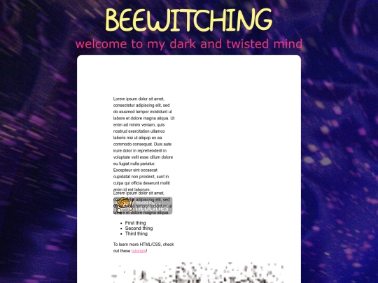 test screenshot