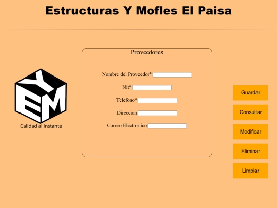 proveedores screenshot