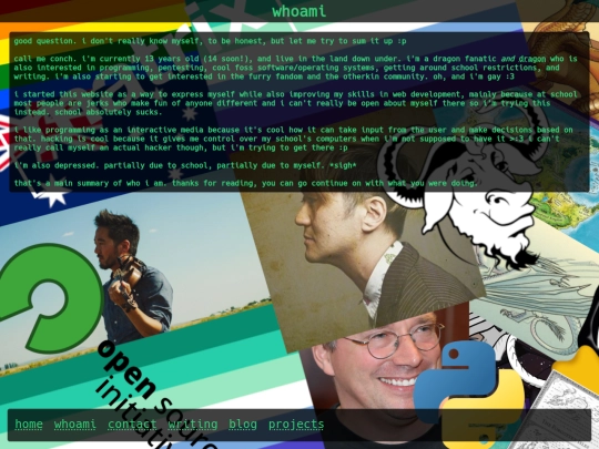 whoami screenshot