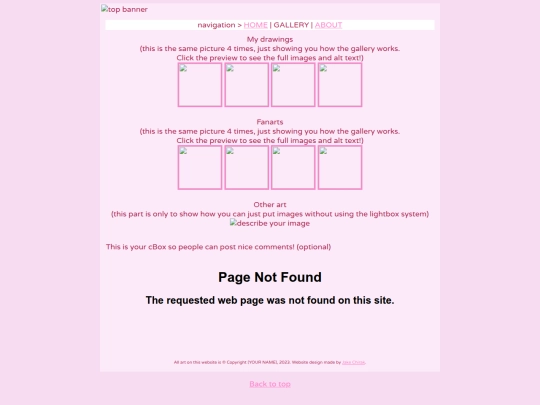 yourwebsite/gallery screenshot