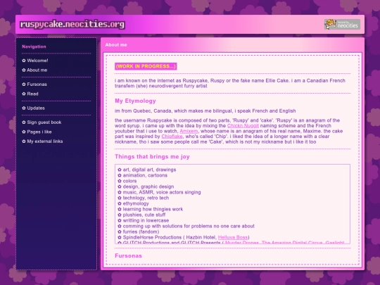 about-me screenshot