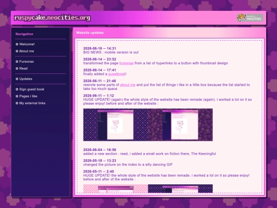 updates screenshot