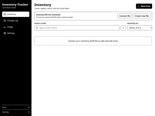 inventory screenshot