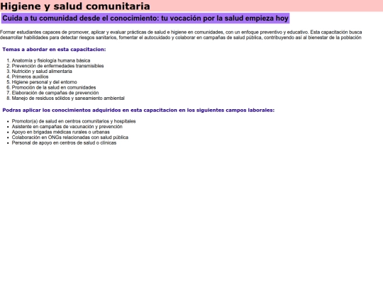 HTML ESME/8 screenshot