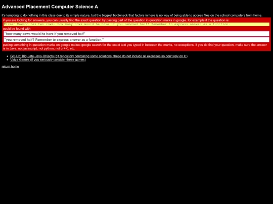 apcsa screenshot