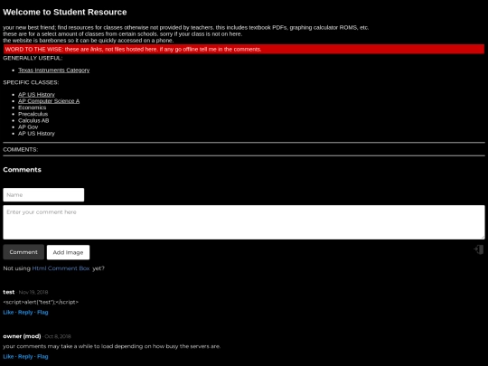 index screenshot