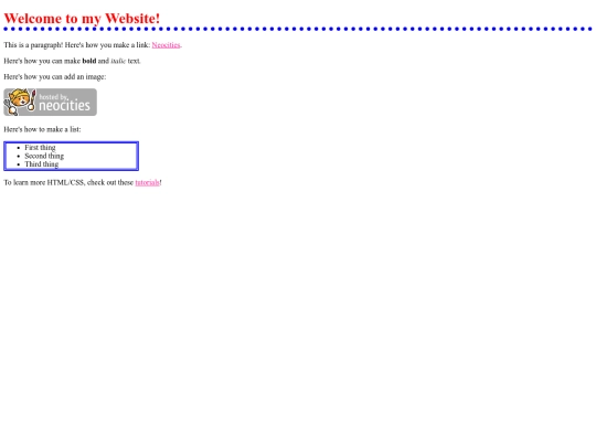 test screenshot