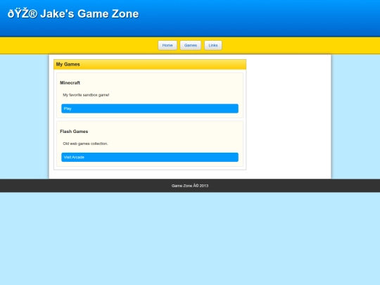 games screenshot