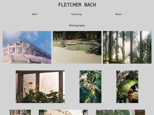 work/photography screenshot