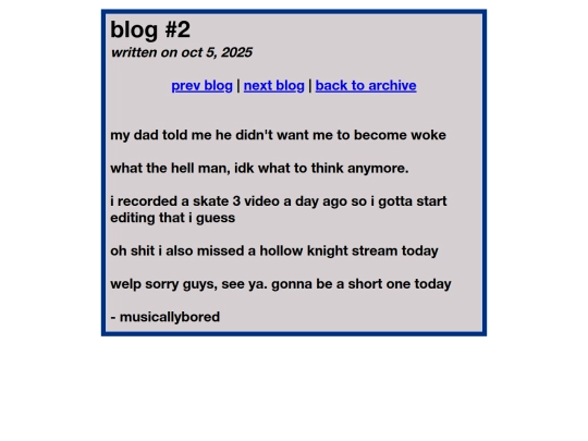BLOGS/2 screenshot