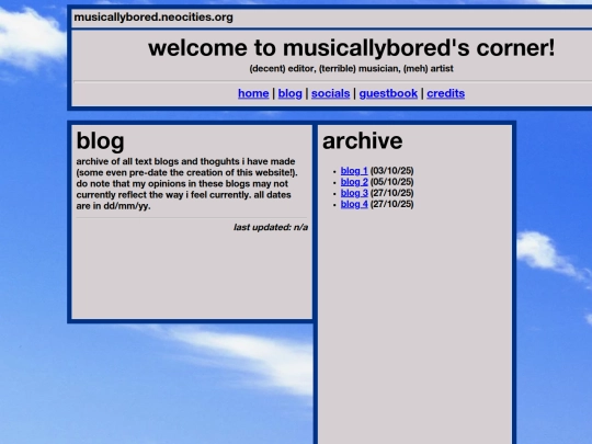blog screenshot