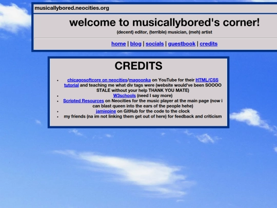 credits screenshot