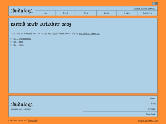 weird-web-october/2025 screenshot