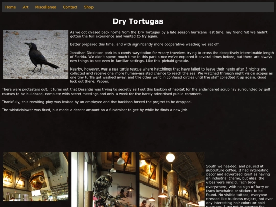 TravelLog/DryTortugas screenshot