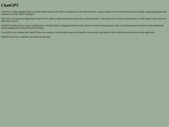 chatgpt screenshot