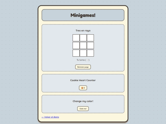 minigames screenshot