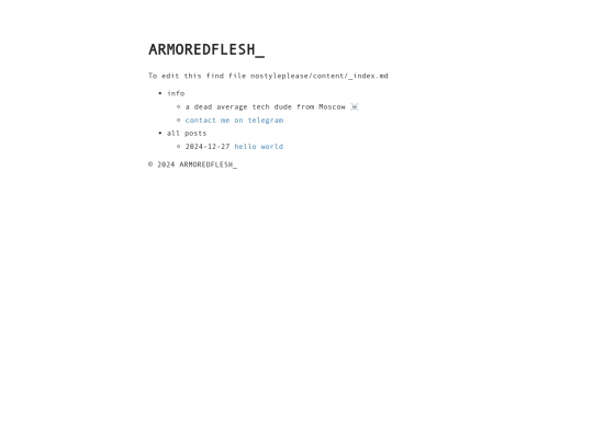 index screenshot